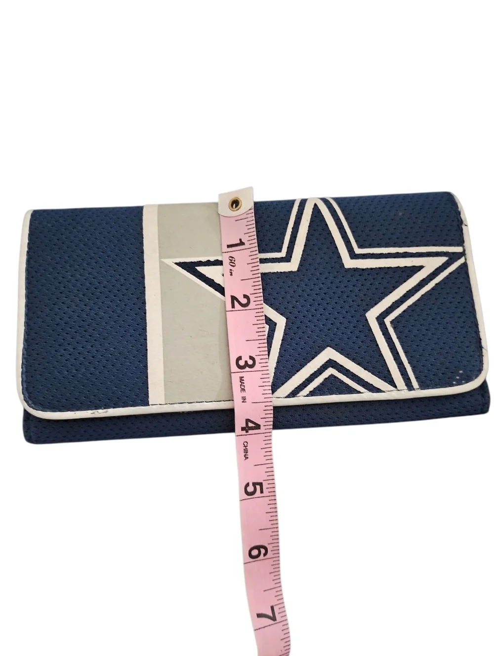 NFL Dallas Cowboys Blue and White Star Wallet